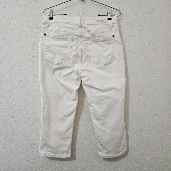 Judy Blue White Capri Size 5/27 - Picture 2 of 9